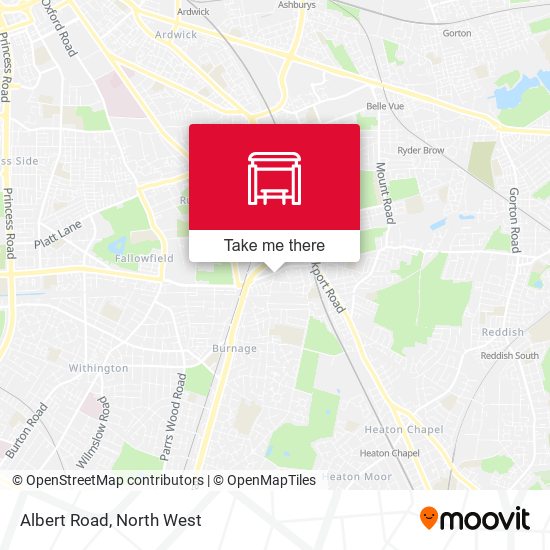 Albert Road map