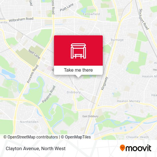 Clayton Avenue map