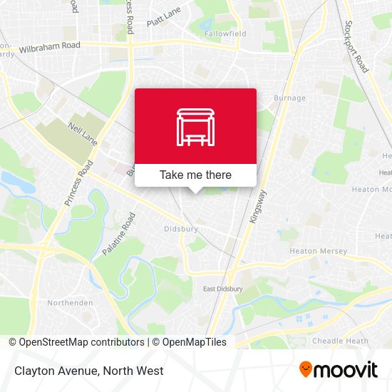 Clayton Avenue map