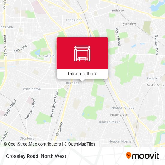 Crossley Road map