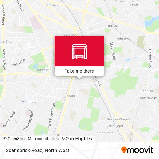 Scarisbrick Road map