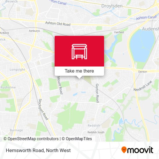 Hemsworth Road map
