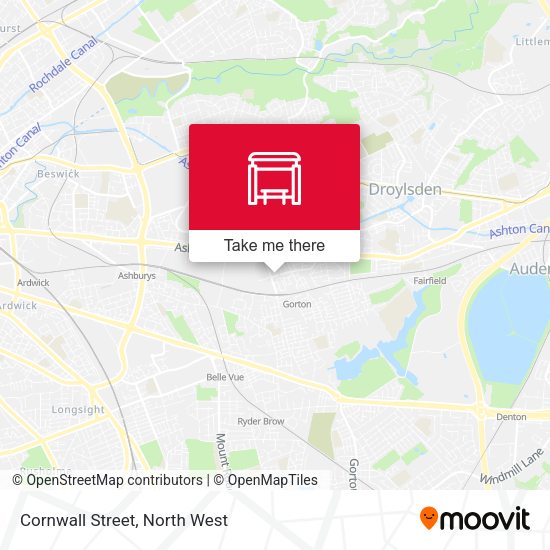 Cornwall Street map