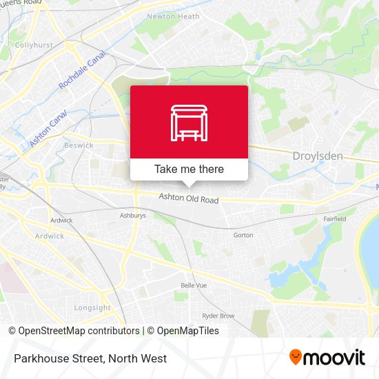 Parkhouse Street map