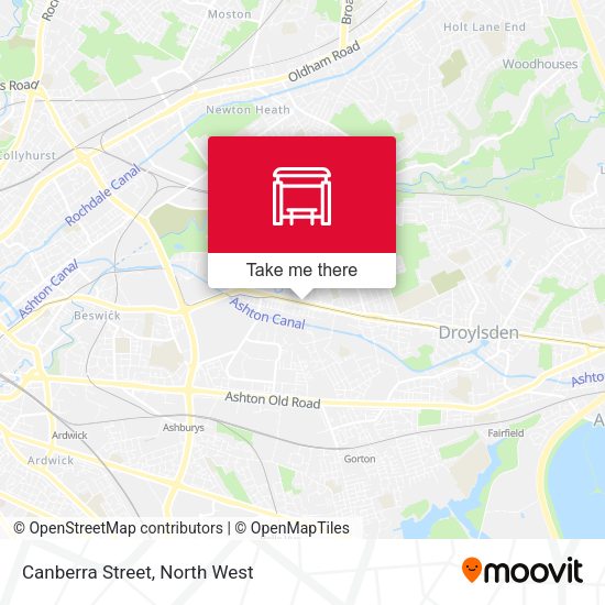 Canberra Street map