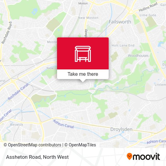 Assheton Road map