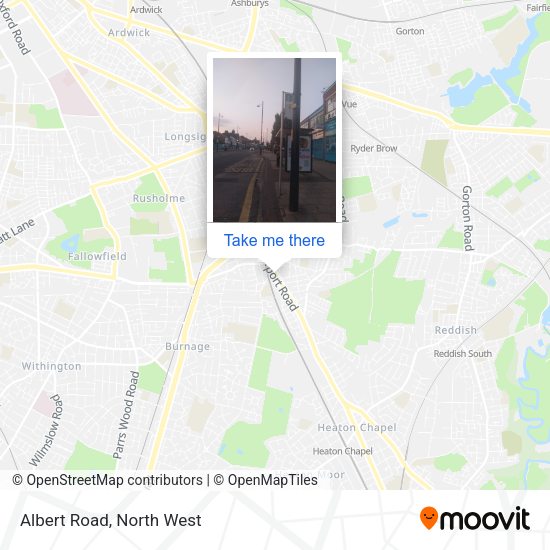 Albert Road map