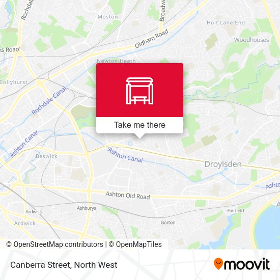 Canberra Street map