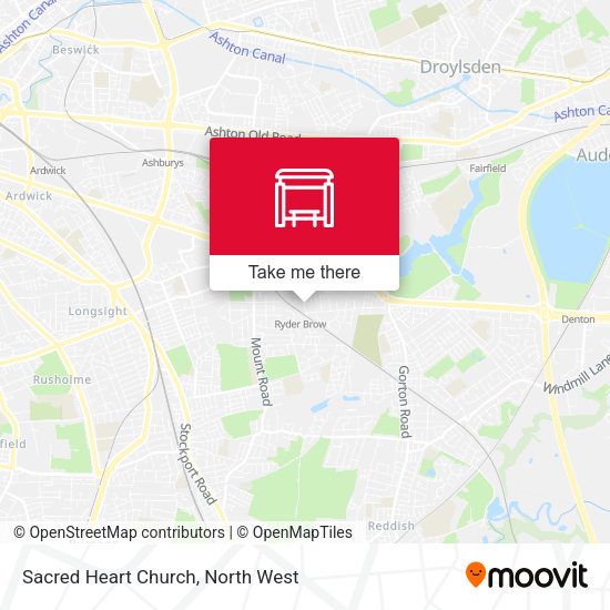 Sacred Heart Church map