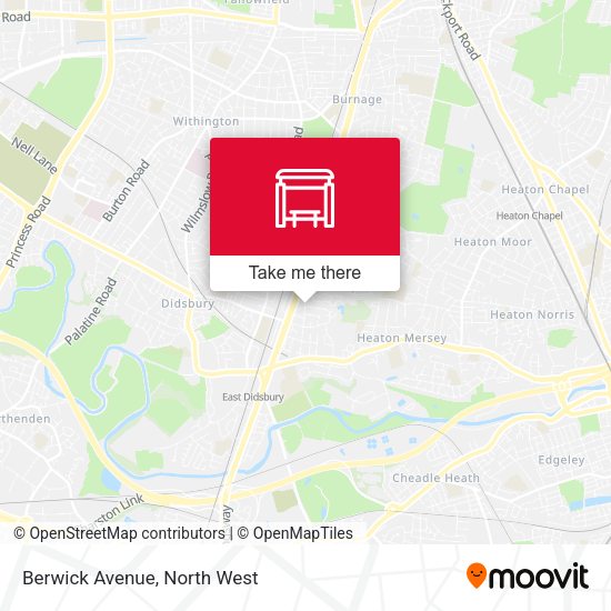 Berwick Avenue map