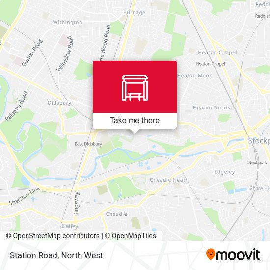 Station Road map