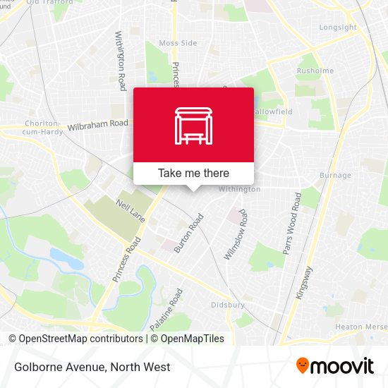 Golborne Avenue map
