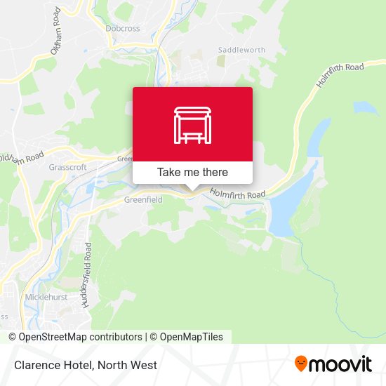 Clarence Hotel map