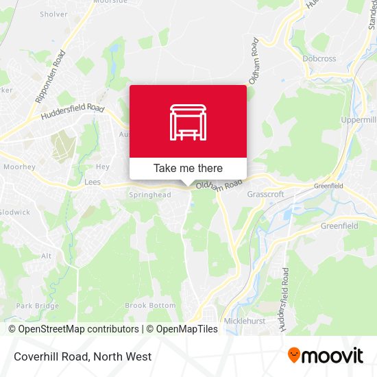 Coverhill Road map