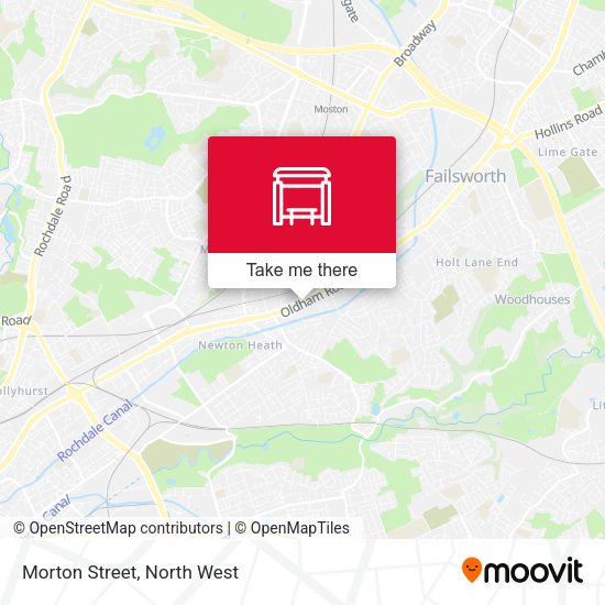Morton Street map