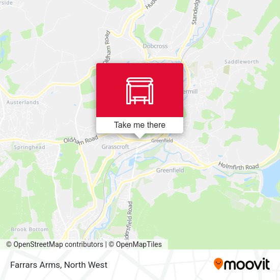 Farrars Arms map