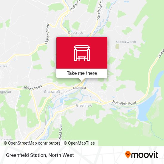 Greenfield Station map