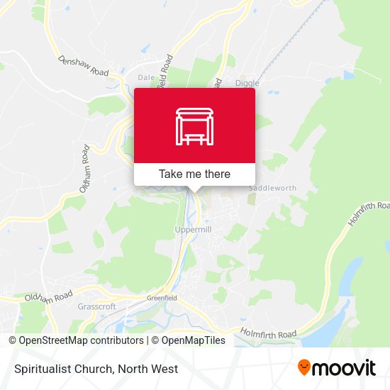 Spiritualist Church map