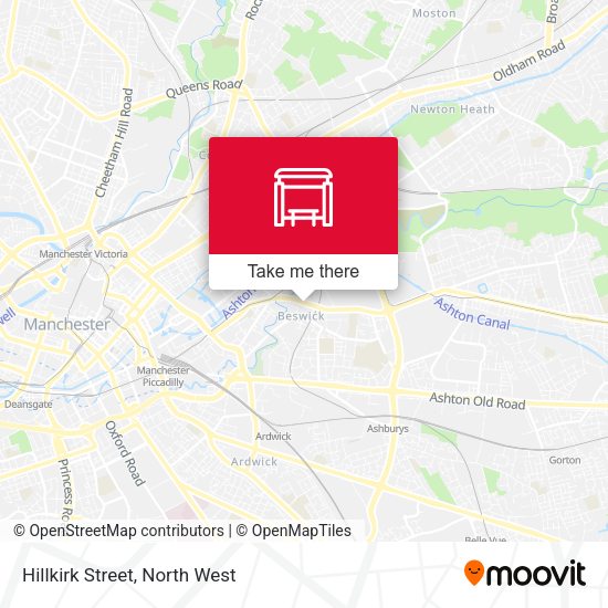 Hillkirk Street map