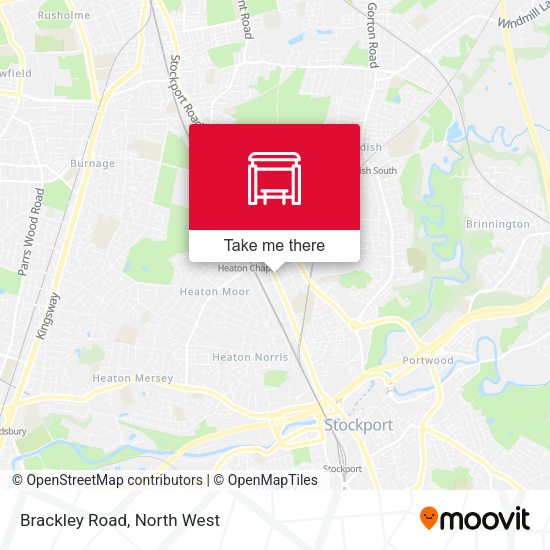 Brackley Road map