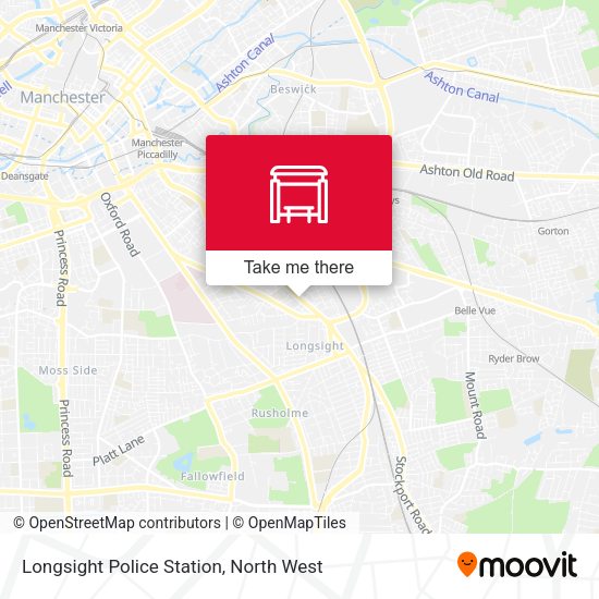 Longsight Police Station map