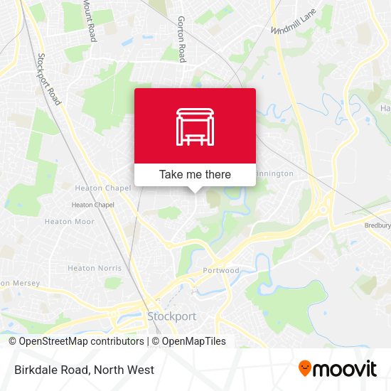 Birkdale Road map