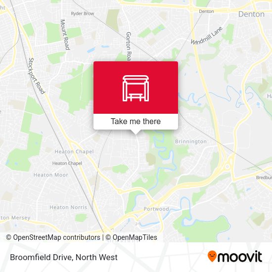 Broomfield Drive map