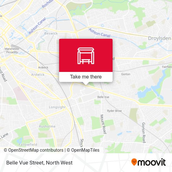 Belle Vue Street map