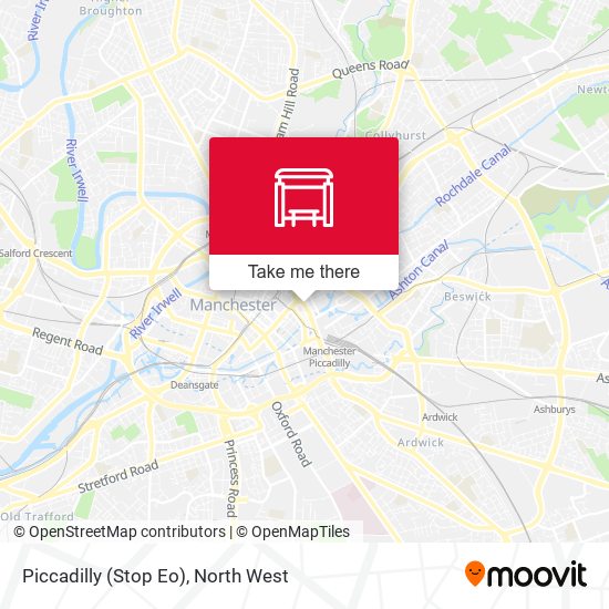 Piccadilly (Stop Eo) map