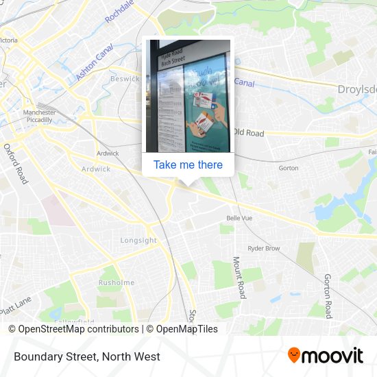 Boundary Street map