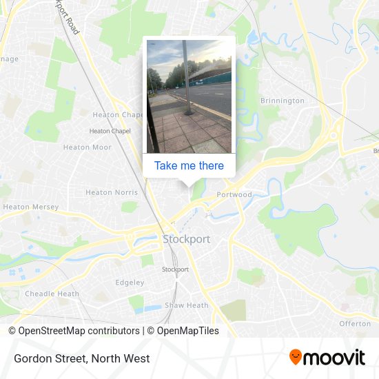 Gordon Street map