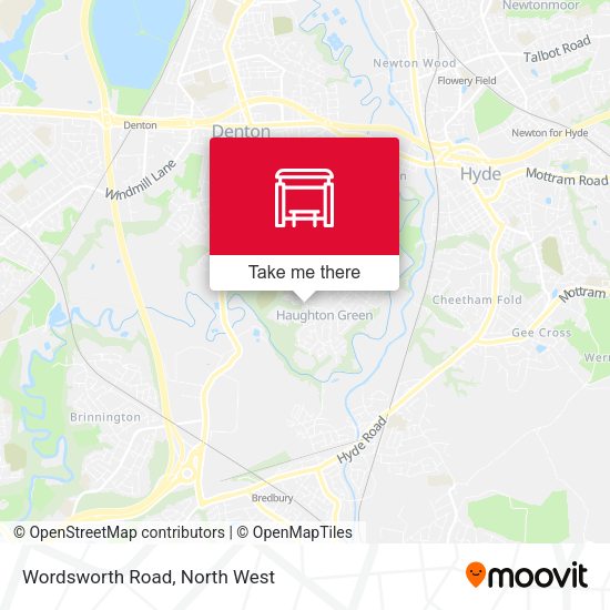Wordsworth Road map