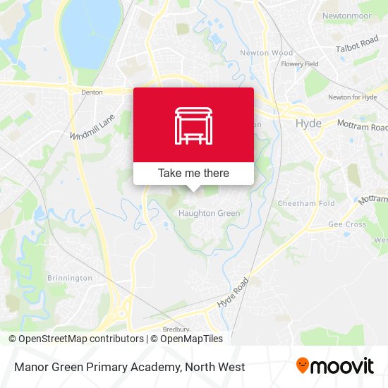 Manor Green Primary Academy map