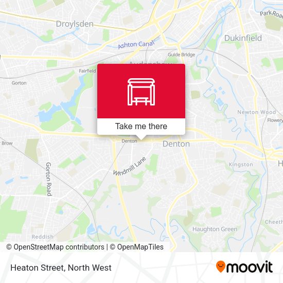 Heaton Street map