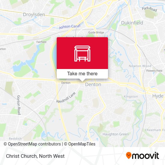 Christ Church map