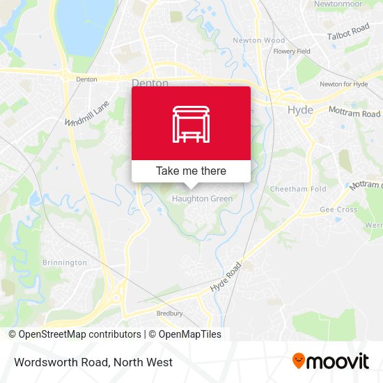 Wordsworth Road map