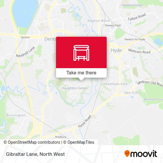 Gibraltar Lane map