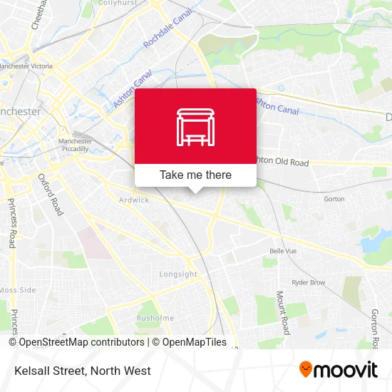Kelsall Street map