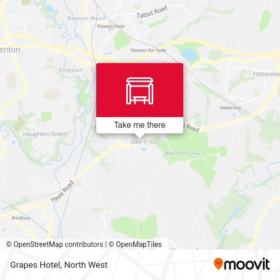 Grapes Hotel map