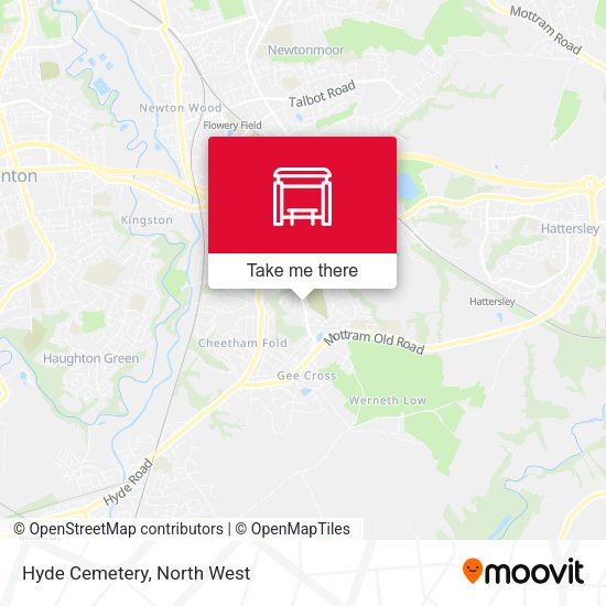 Hyde Cemetery map