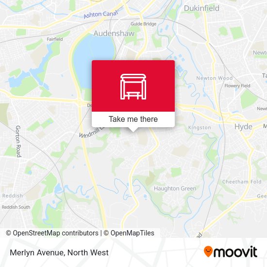 Merlyn Avenue map