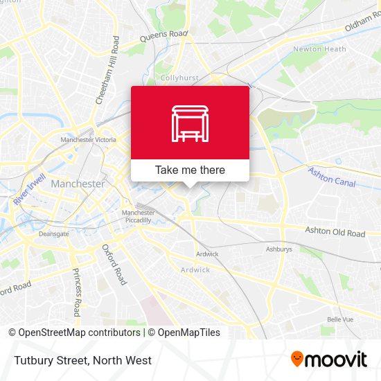 Tutbury Street map