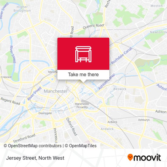 Jersey Street map