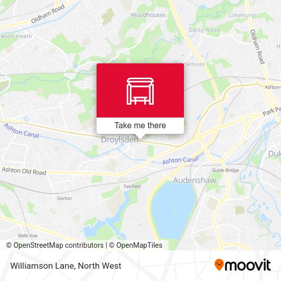 Williamson Lane map