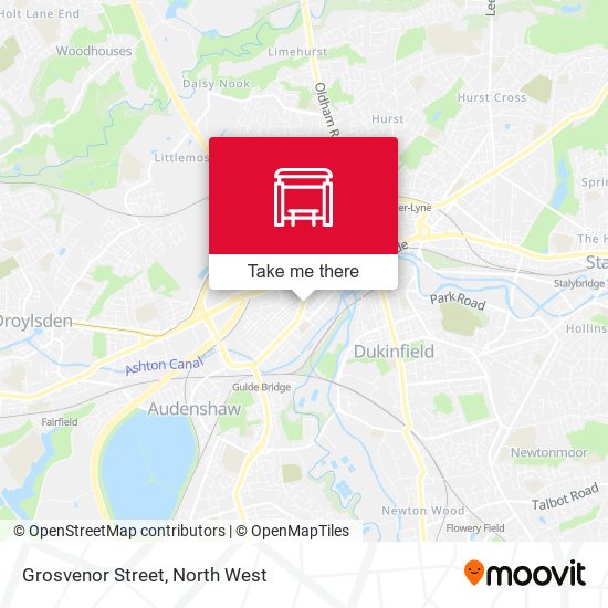 Grosvenor Street map