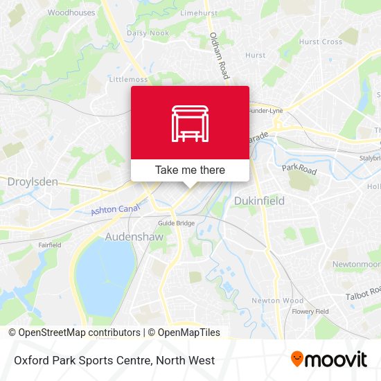 Oxford Park Sports Centre map