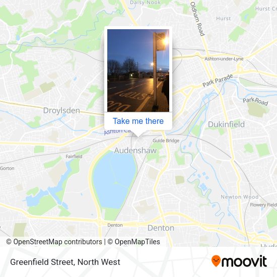 Greenfield Street map