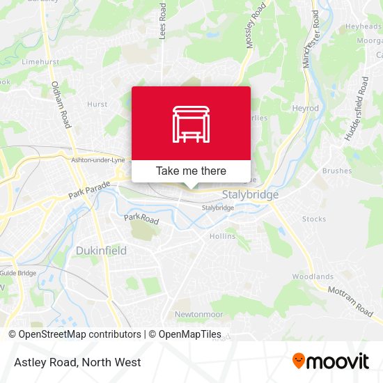 Astley Road map