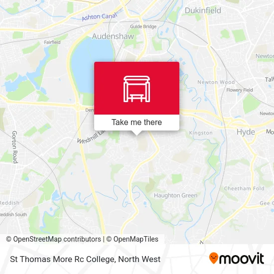 St Thomas More Rc College map