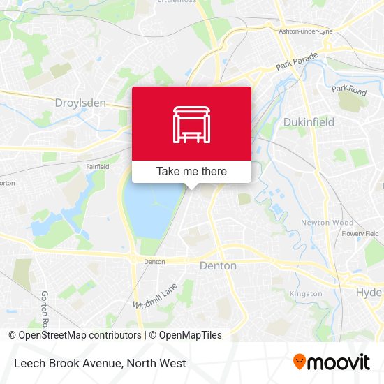 Leech Brook Avenue map
